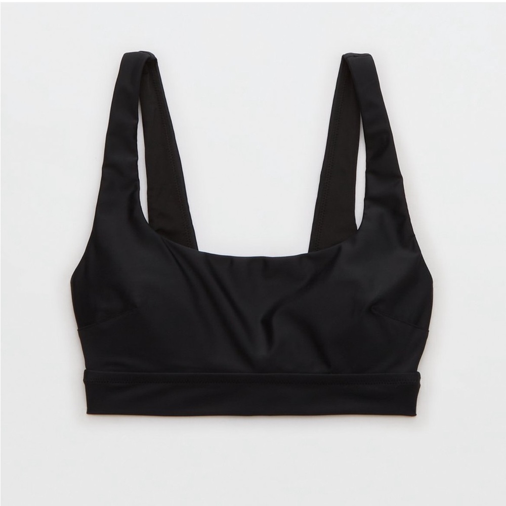 Aerie banded wide strap scoop bikini top